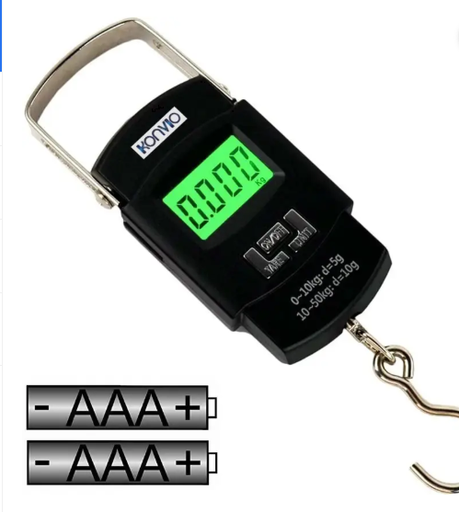 Glancing 50Kg Portable Hanging Luggage Weight Machine Digital for Weighing Household Items